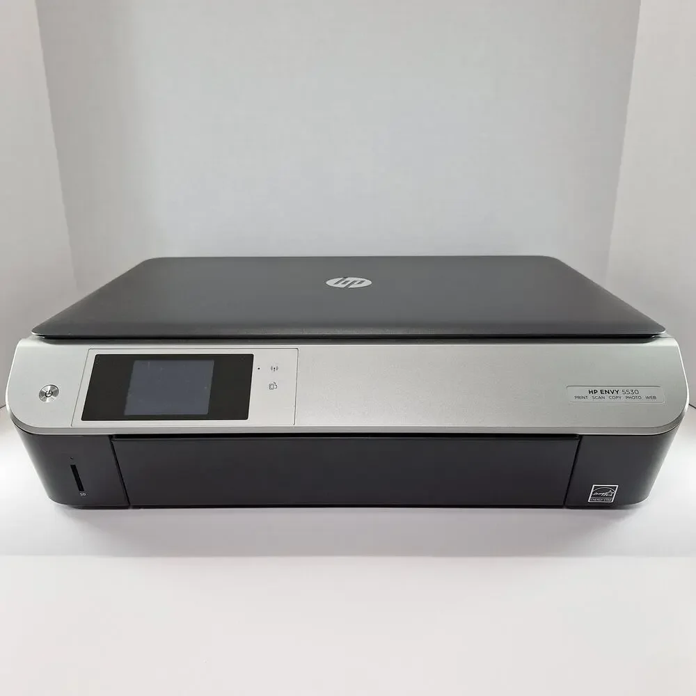 HP Envy 5530 All-In-One Inkjet Printer Color Black Wired Wireless - Tested